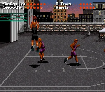 Barkley Shut Up and Jam! (USA) screen shot game playing